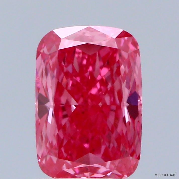 1.1 CT Fancy Vivid Pink CUSHION MODIFIED