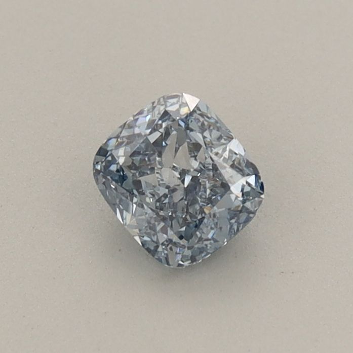 0.42 CT Fancy Vivid Blue CUSHION MODIFIED