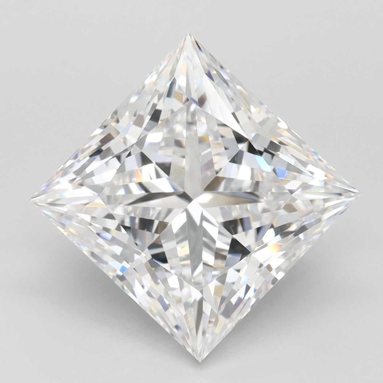 4.20 ct. princess Lab Grown Diamond front image