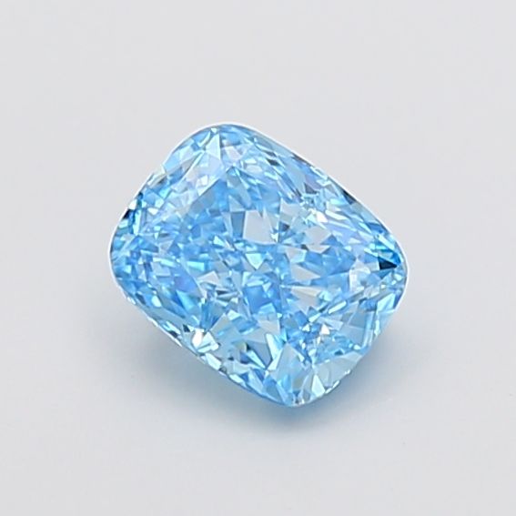 1.08 CT Fancy Vivid Blue CUSHION MODIFIED