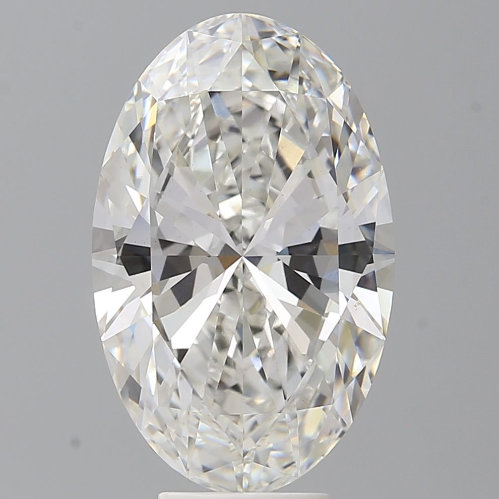 7.03 ct. oval Lab Grown Diamond front image
