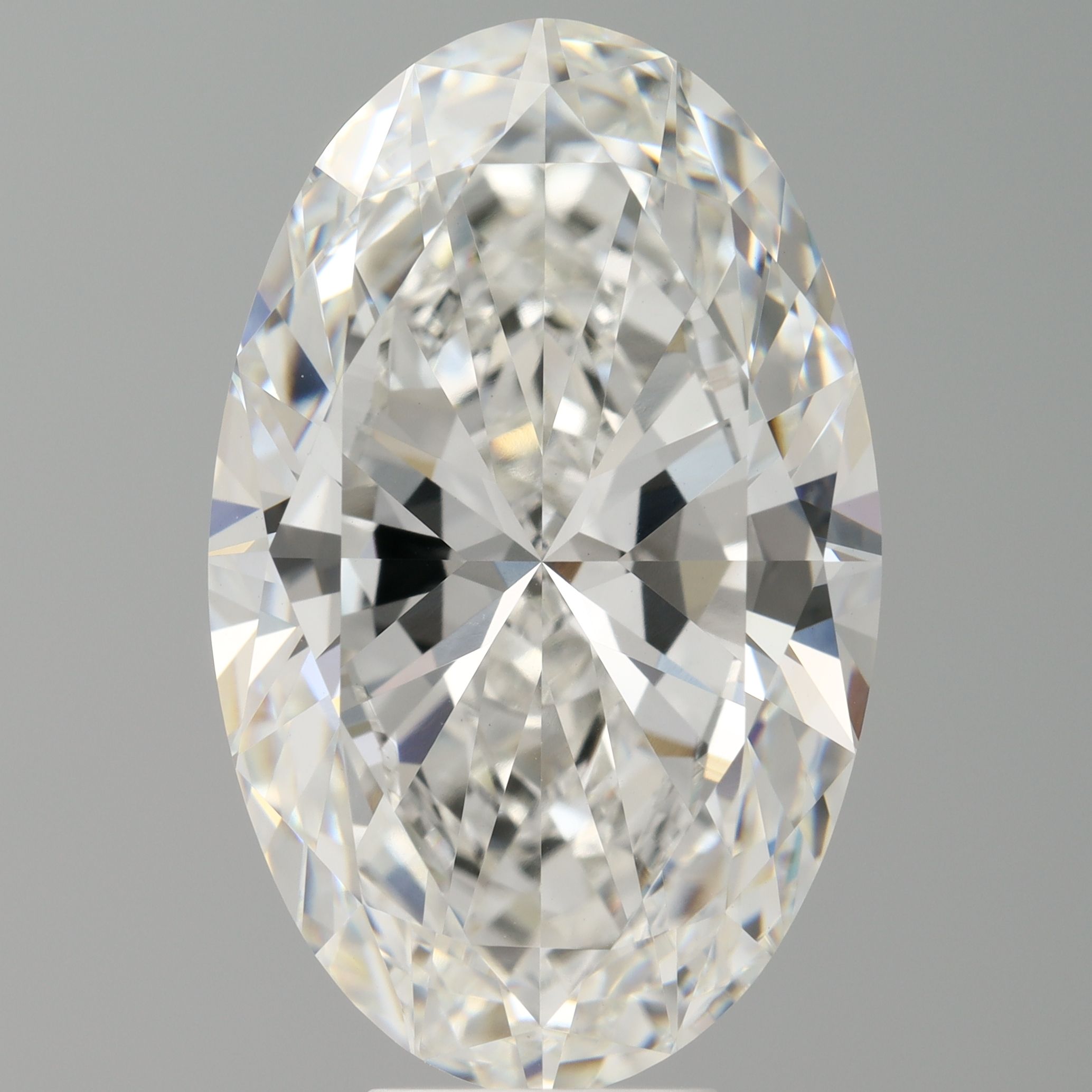 9.10 ct. oval Lab Grown Diamond front image
