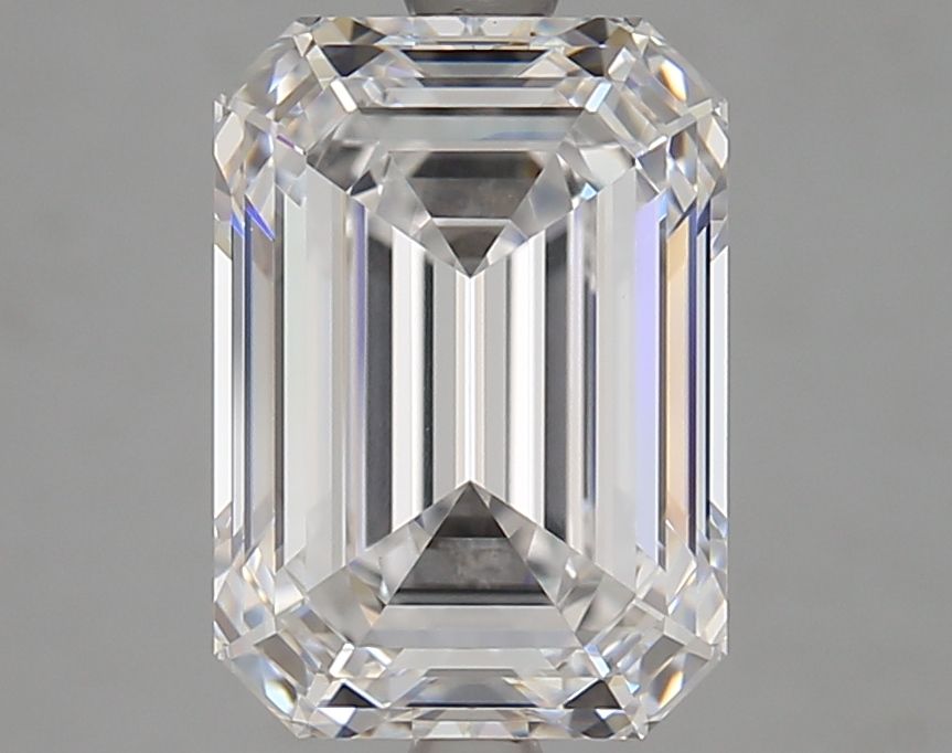 Diamant Émeraude 4.02 ct - Couleur D - Pureté VVS2