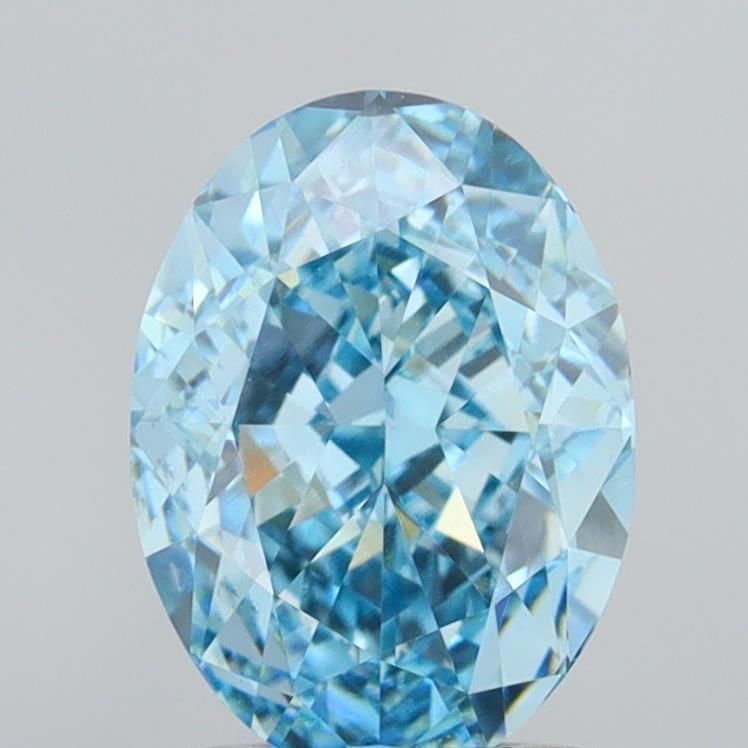 2.03 ct. oval Lab Grown Diamond front image