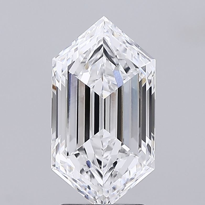 2.5 ct lab-grown Hexagonal Diamond