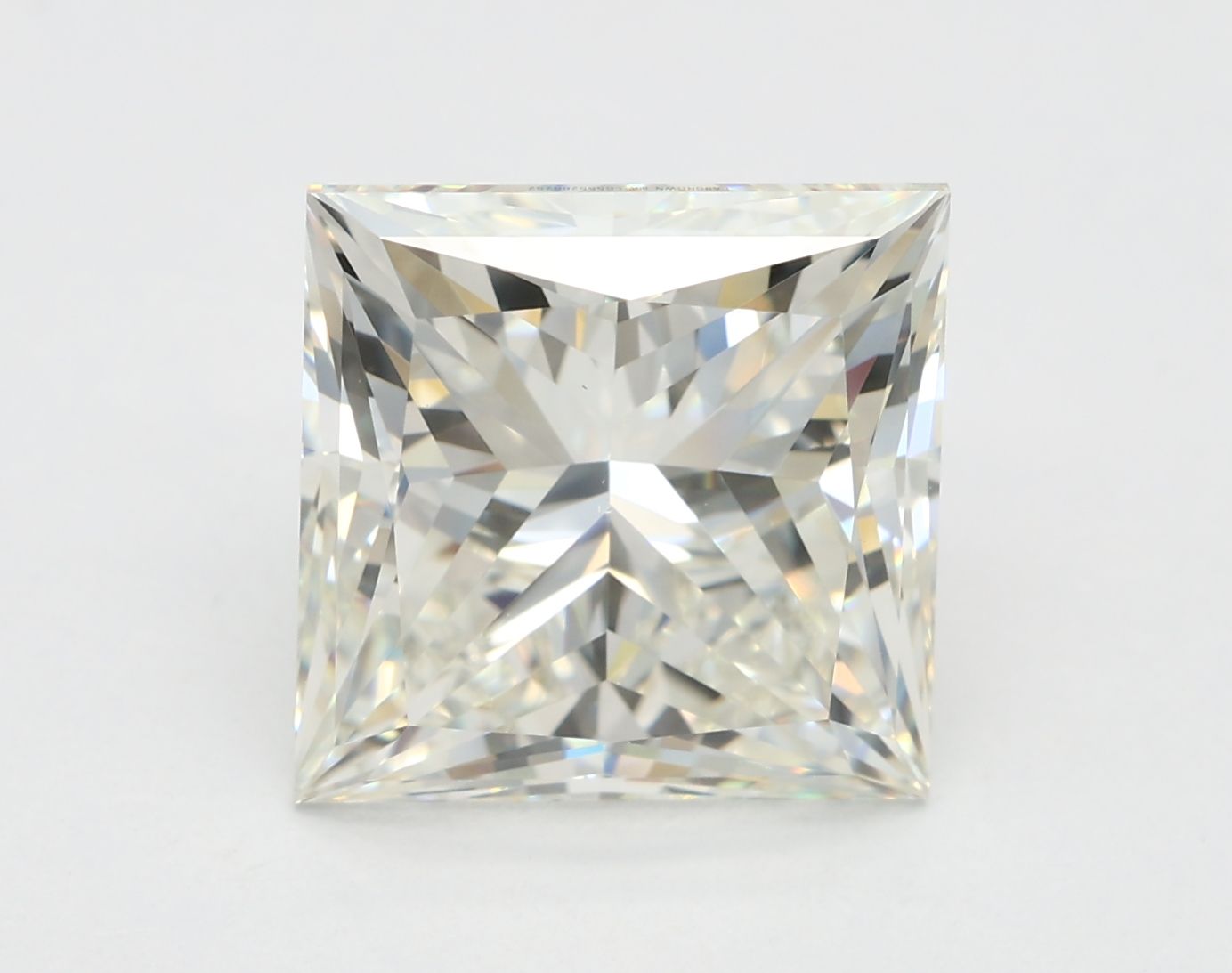 5.02 ct. princess Lab Grown Diamond front image