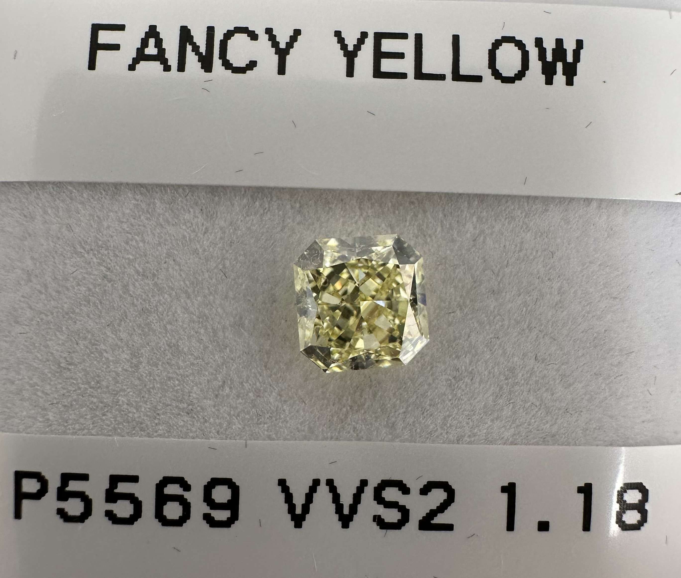 1.18 ct Square radiant Diamond