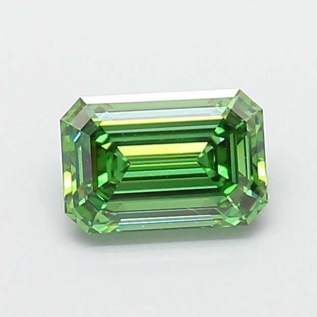 1.54 CT Fancy Vivid Green EMERALD