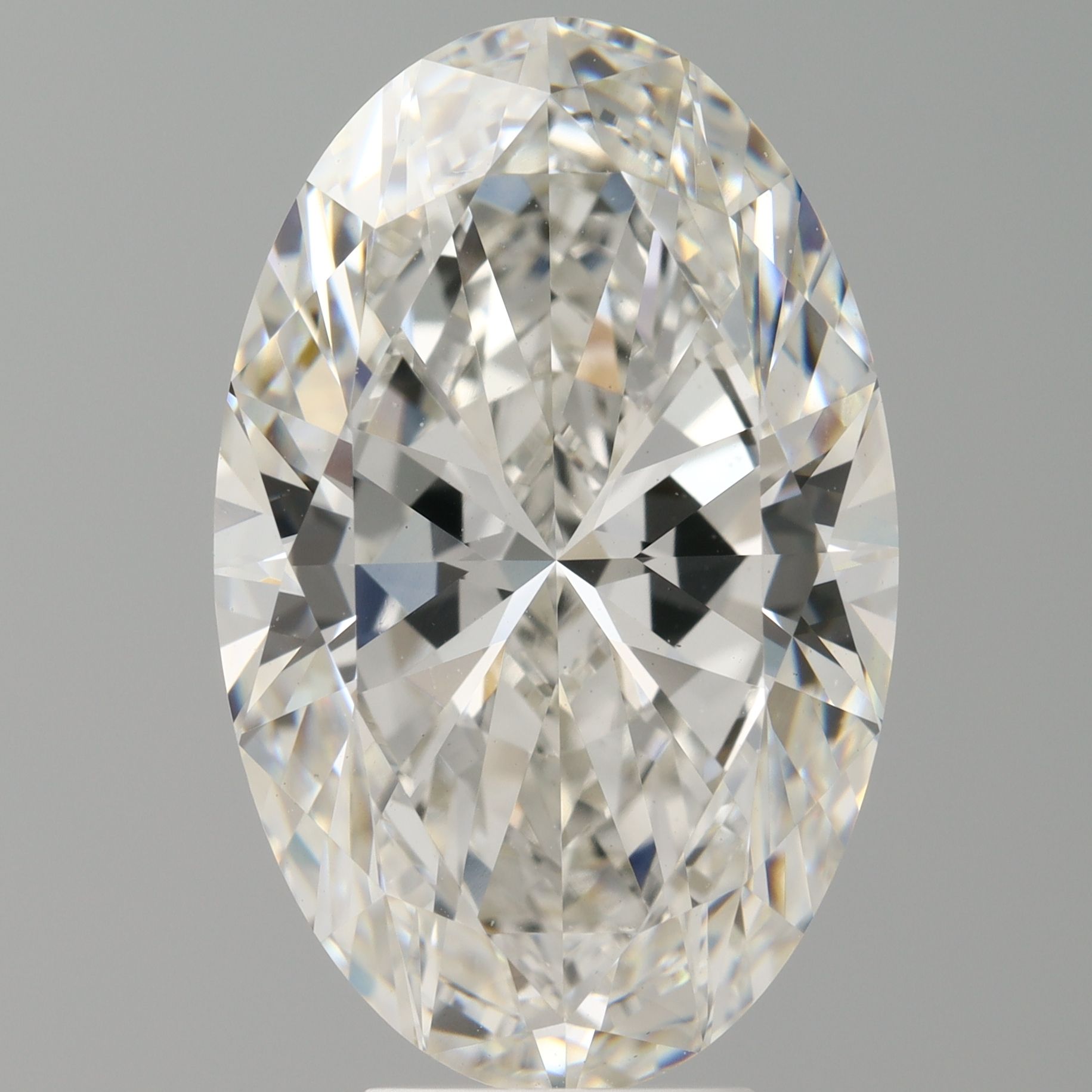 7.06 ct. oval Lab Grown Diamond front image