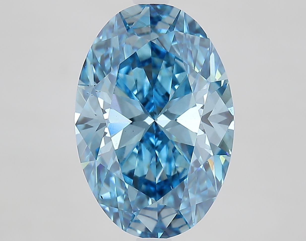 5.16 ct. oval Lab Grown Diamond front image
