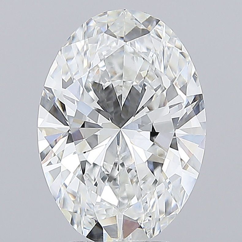 5.26 ct. oval Lab Grown Diamond front image