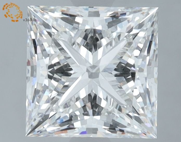 2.09 ct. princess Lab Grown Diamond front image