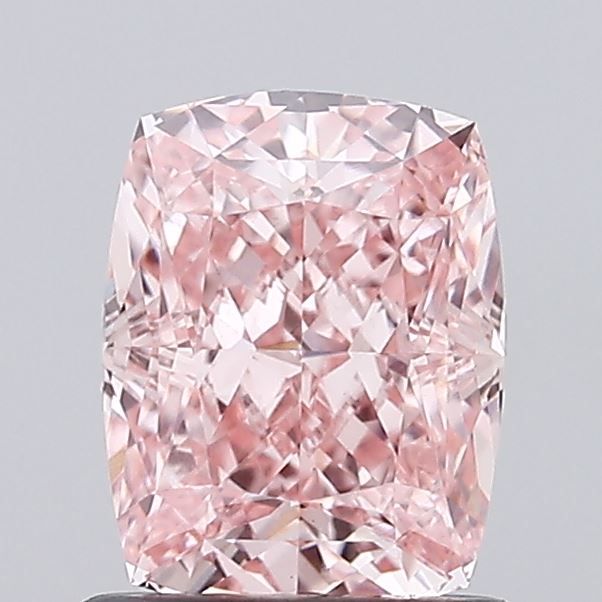 1.26 CT Fancy Vivid Pink CUSHION MODIFIED