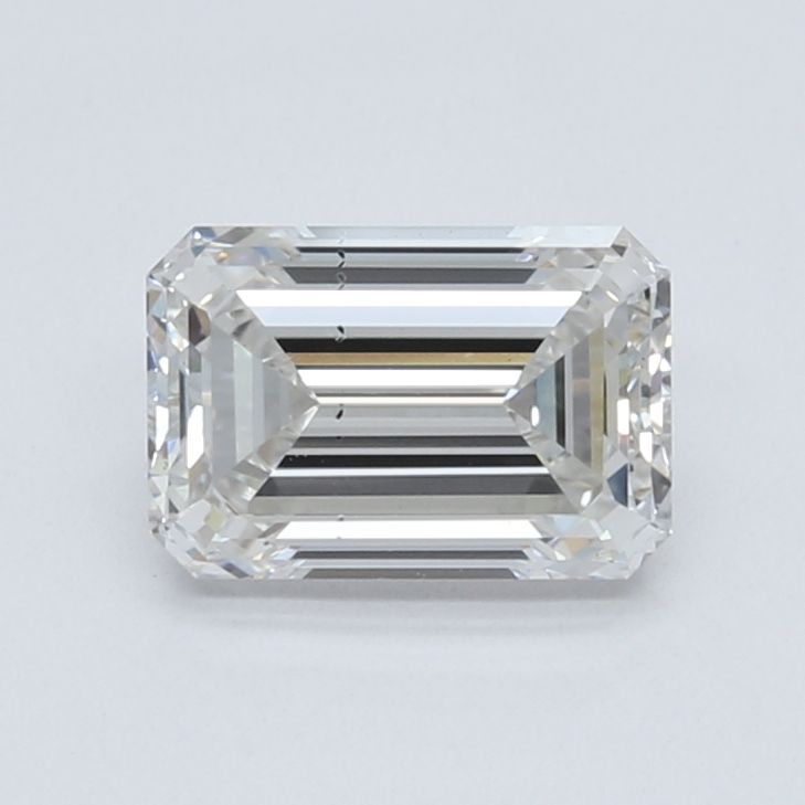 Diamant Émeraude 1.76 ct - Couleur G - Pureté SI1