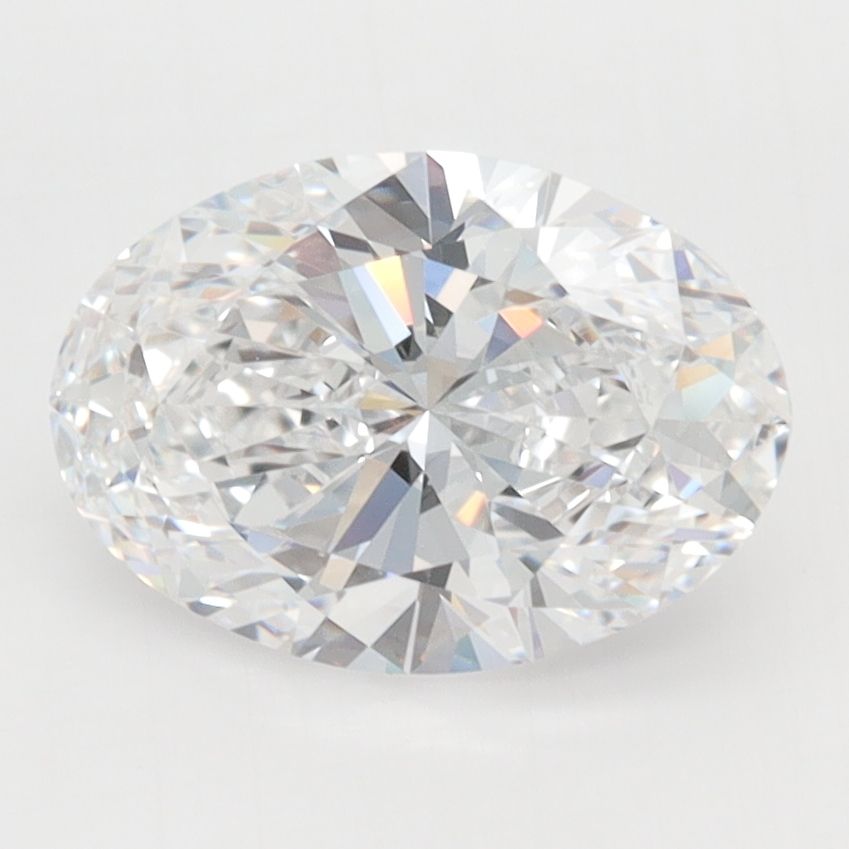 2.10 ct. oval Lab Grown Diamond front image