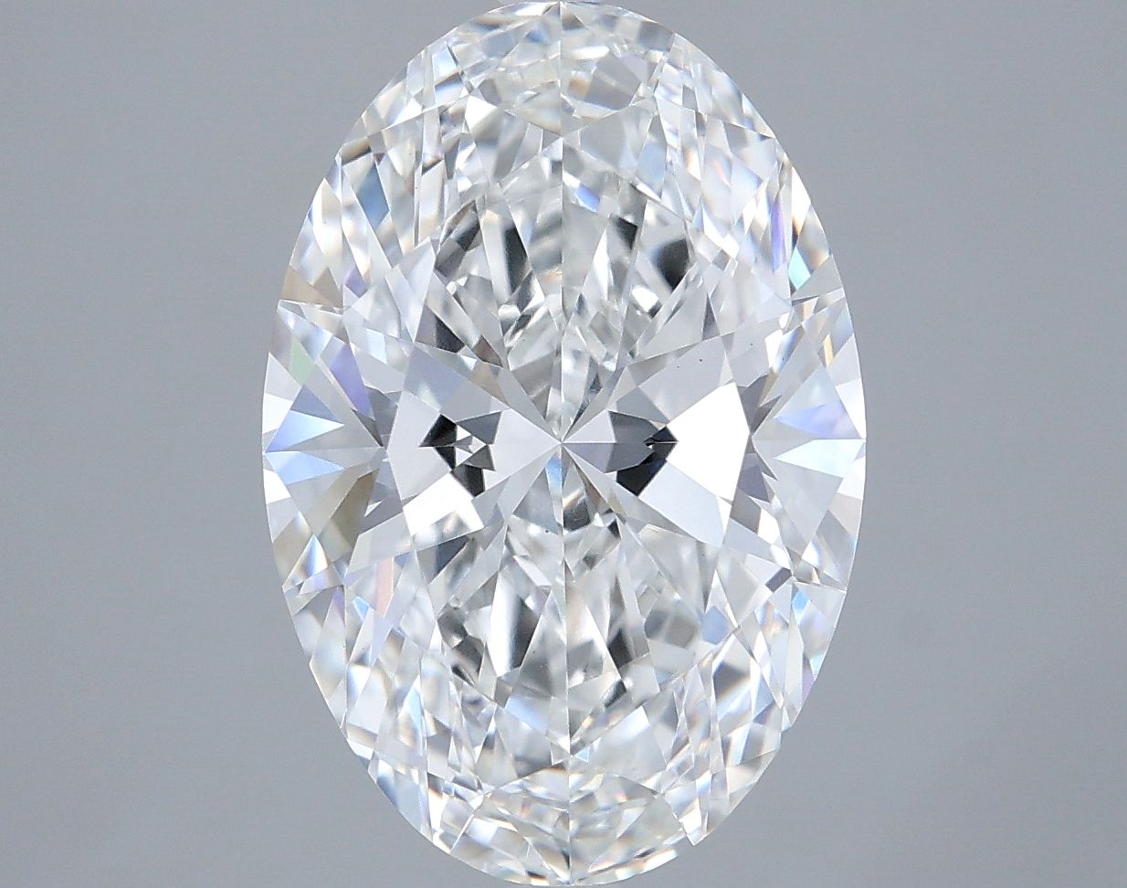 5.55 ct. oval Lab Grown Diamond front image