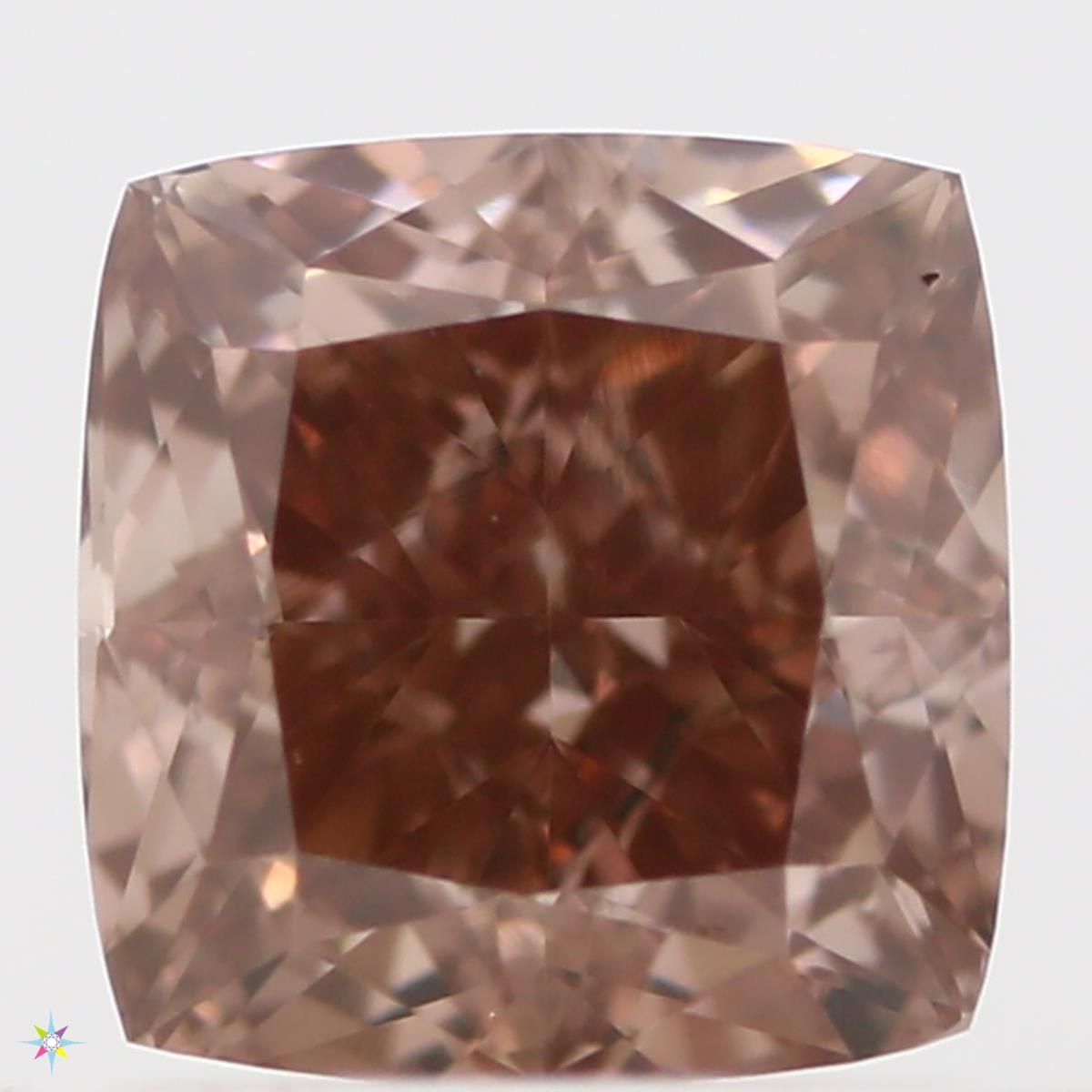 Diament 0.62 ct Fancy Deep Brown Pink/VS1