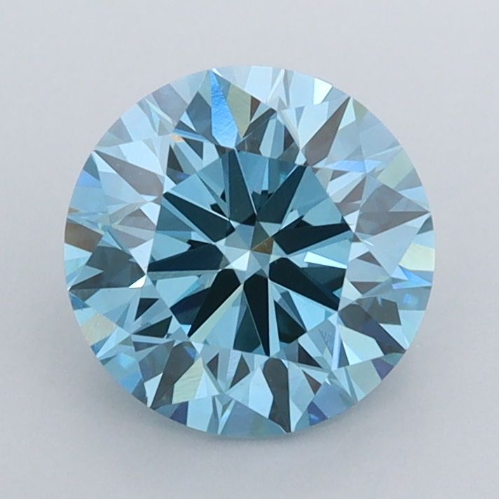 1.5 CT Fancy Vivid Blue ROUND
