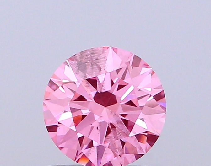 0.91 CT Fancy Vivid Pink ROUND