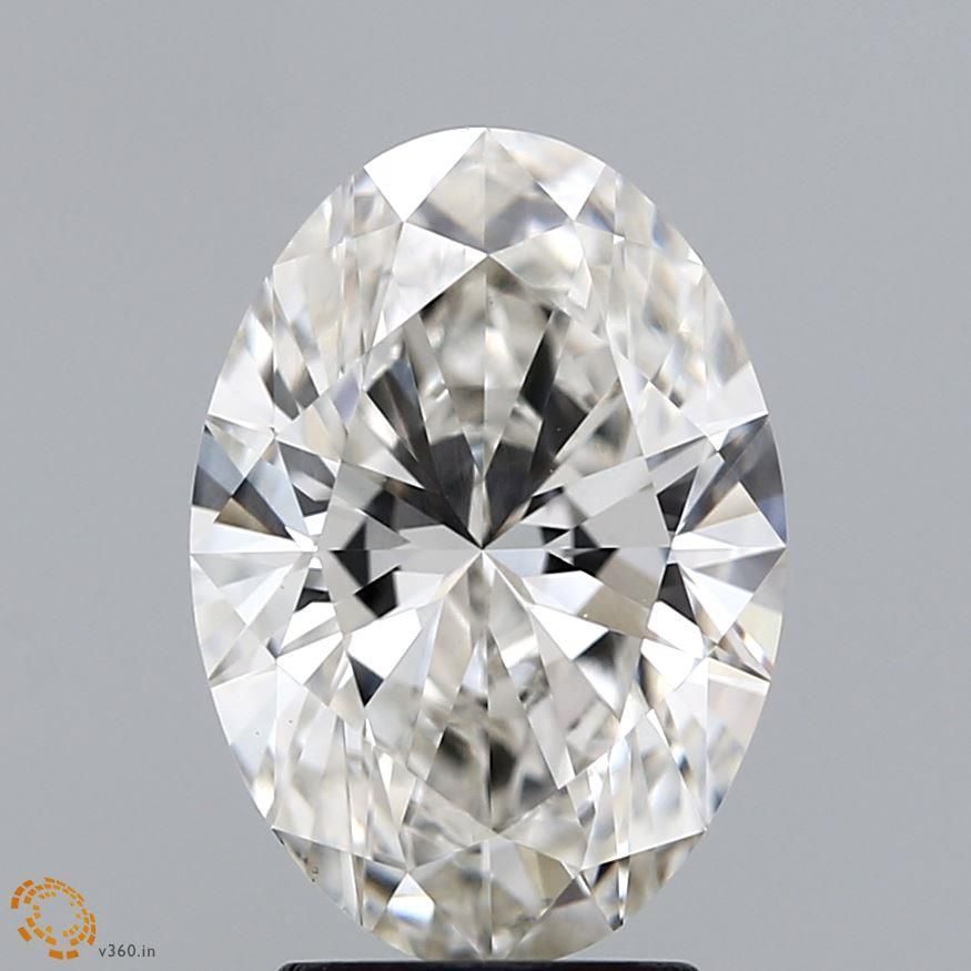 3.09 ct. oval Lab Grown Diamond front image