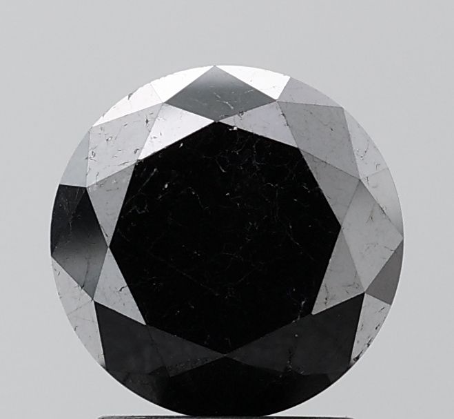 Diament 2.89 ct Fancy Black/VS2
