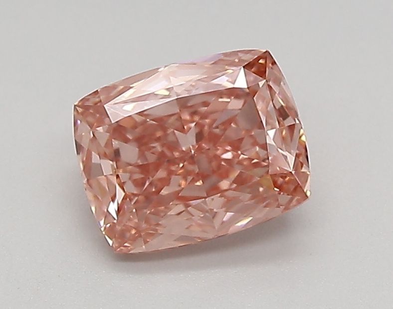 0.97 CT Fancy Vivid Pink CUSHION MODIFIED