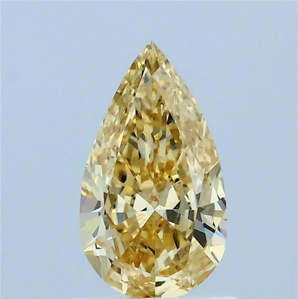 0.61 CT Fancy Intense Yellow PEAR