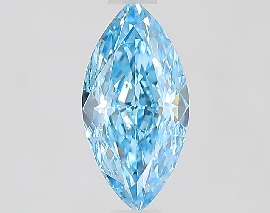 1.04 CT Fancy Vivid Blue MARQUISE