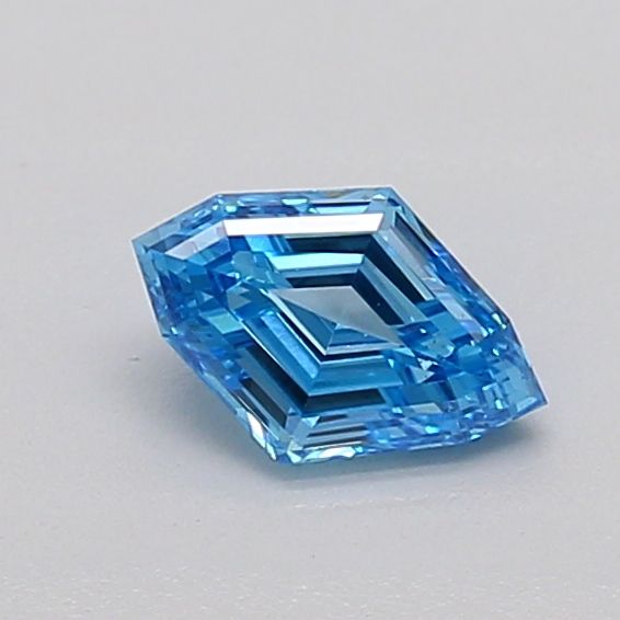 0.4 CT Fancy Vivid Blue LOZENGE