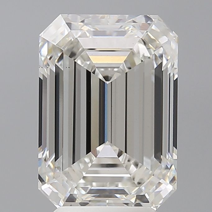 4.53 ct. emerald Lab Grown Diamond front image