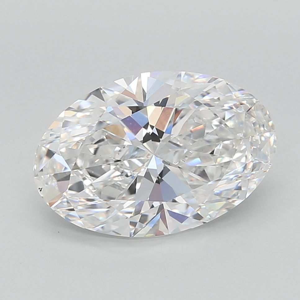 3.08 ct. oval Lab Grown Diamond front image