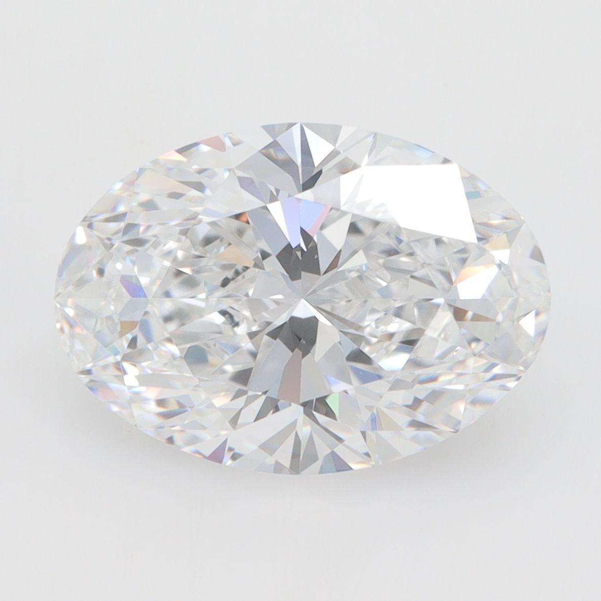 3.02 ct. oval Lab Grown Diamond front image