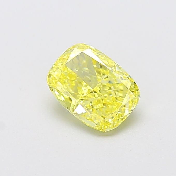 1.21 CT Fancy Intense Yellow CUSHION MODIFIED