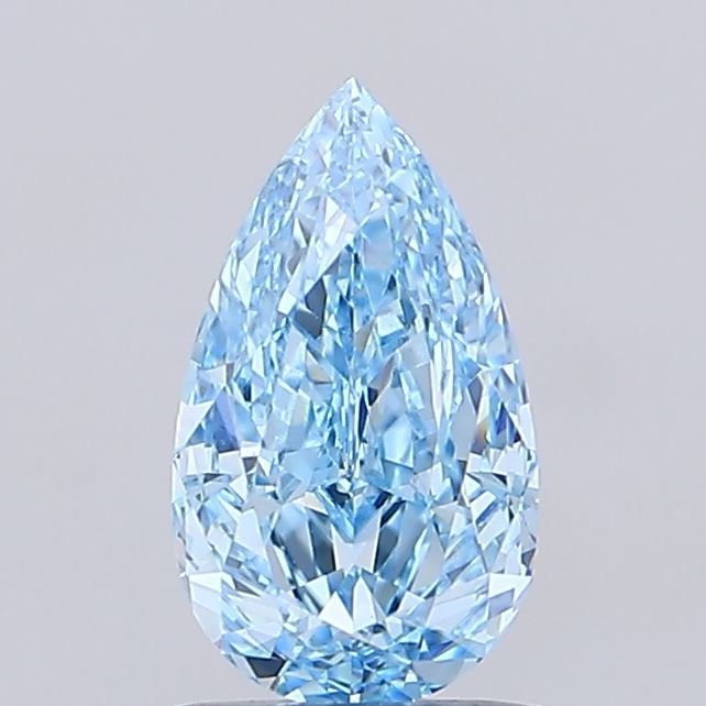 1.59 CT Fancy Vivid Blue PEAR