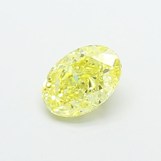 1.02 CT Fancy Intense Yellow OVAL