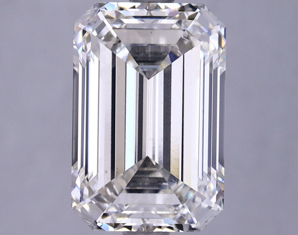 3.70 ct. emerald Lab Grown Diamond front image