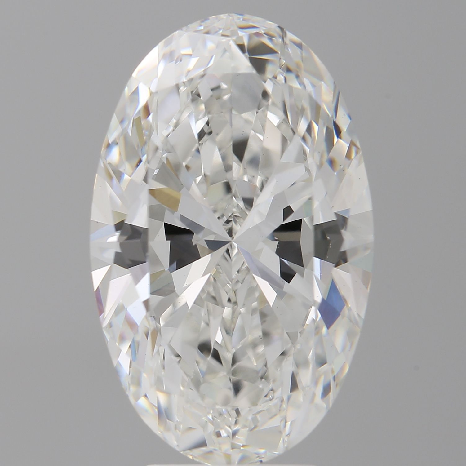 6.08 ct. oval Lab Grown Diamond front image