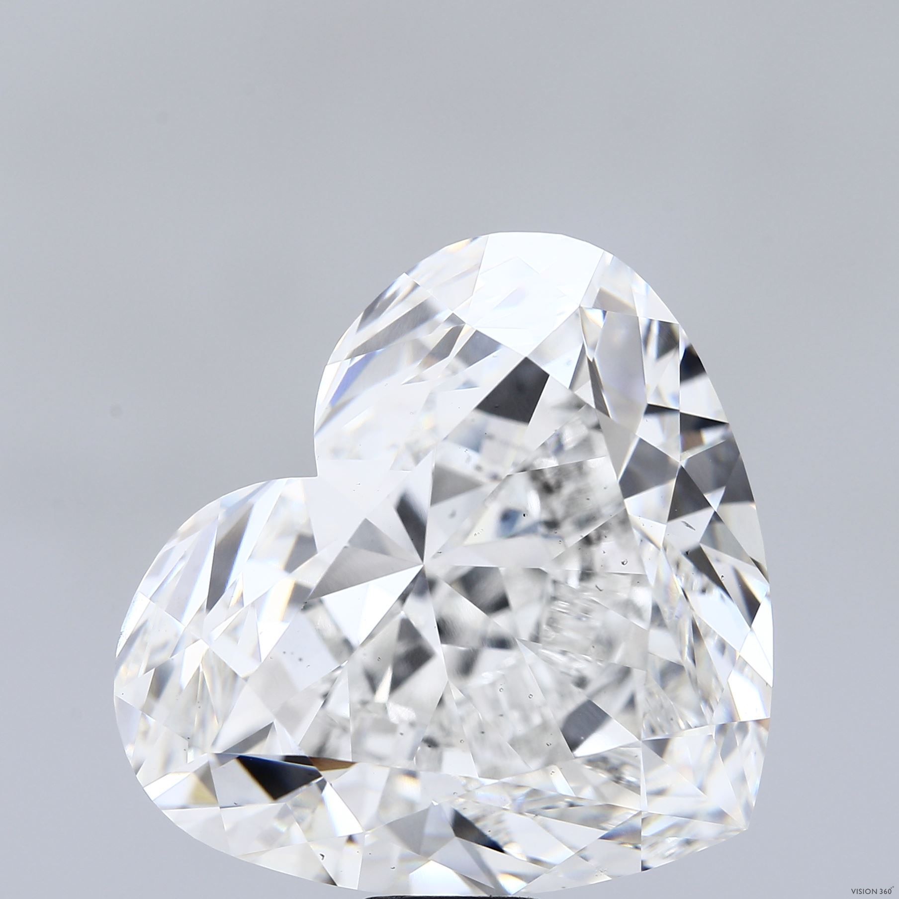 35.01 ct. heart Lab Grown Diamond front image