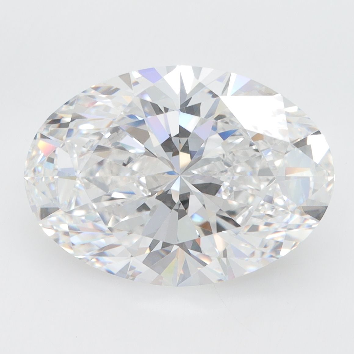 5.30 ct. oval Lab Grown Diamond front image