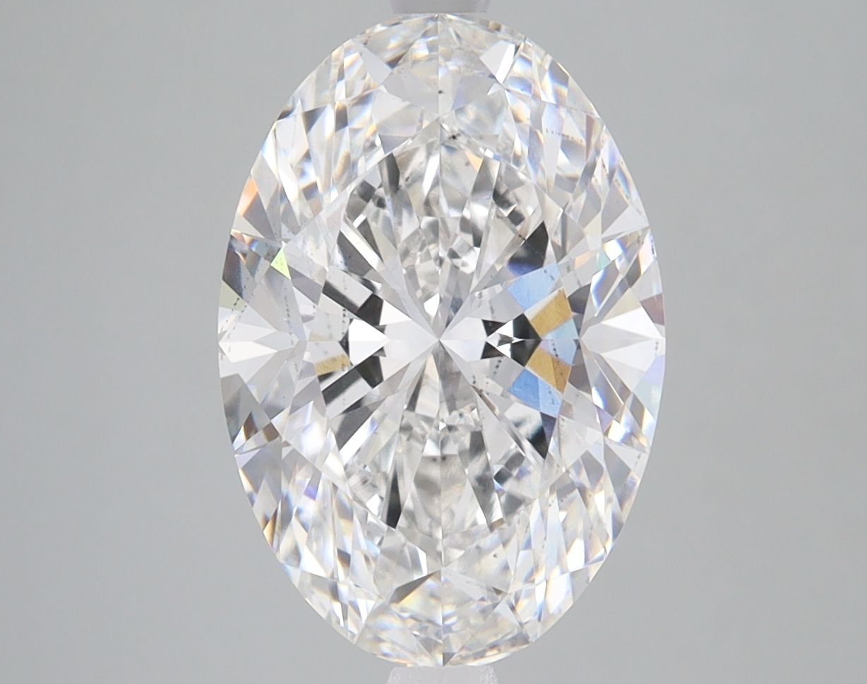 3.85 ct. oval Lab Grown Diamond front image