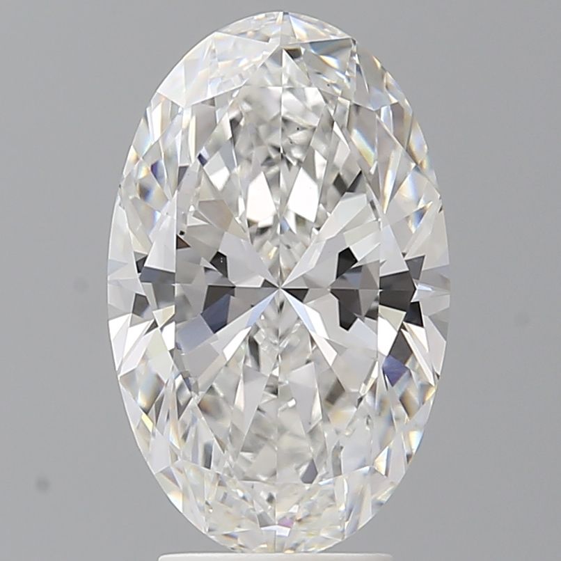 4.09 ct. oval Lab Grown Diamond front image