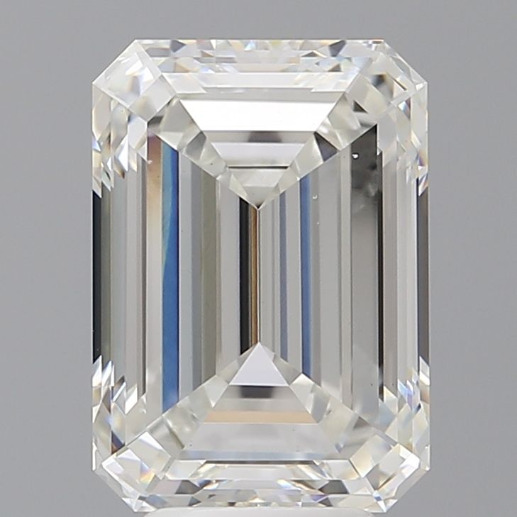 5.51 ct. emerald Lab Grown Diamond front image