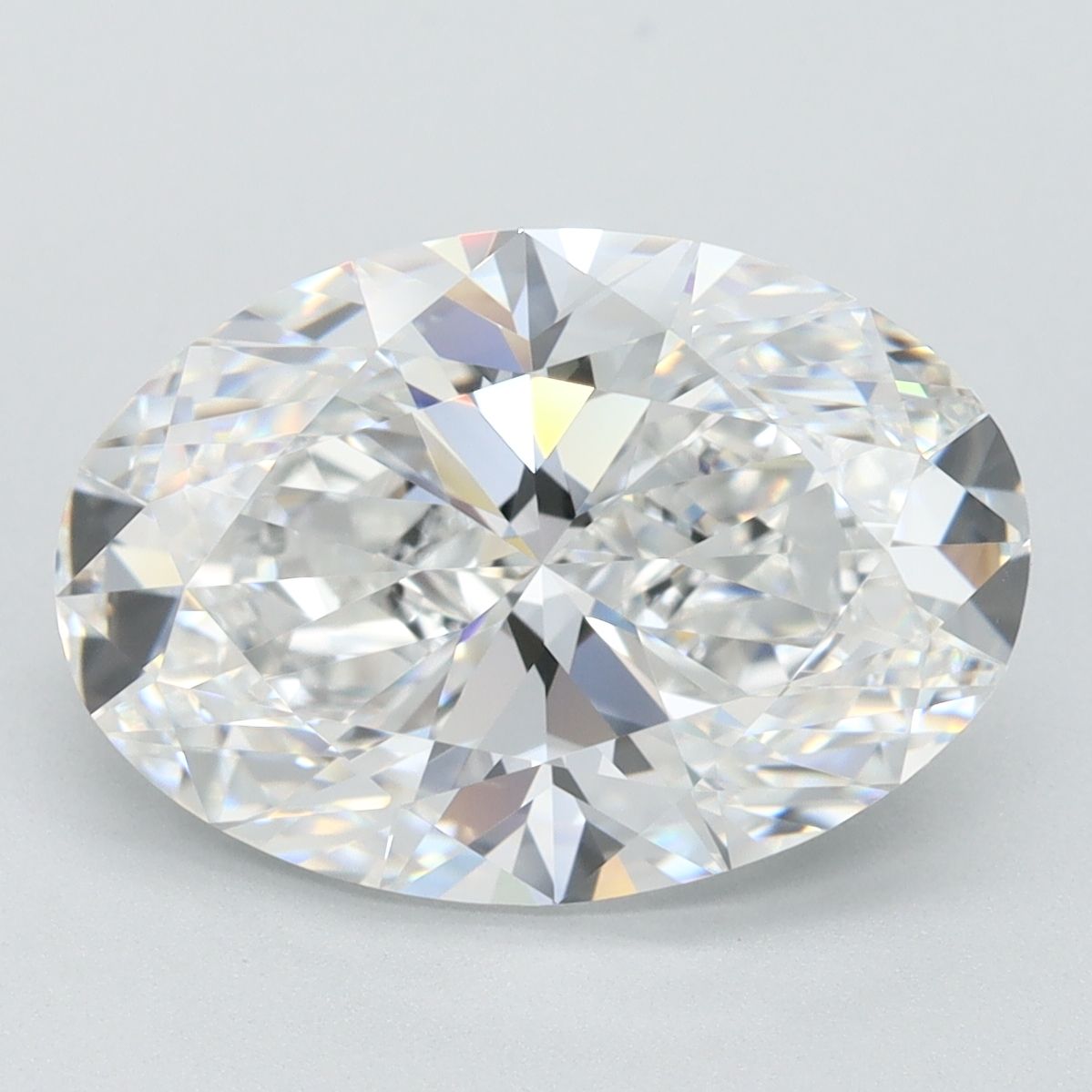 3.95 ct. oval Lab Grown Diamond front image