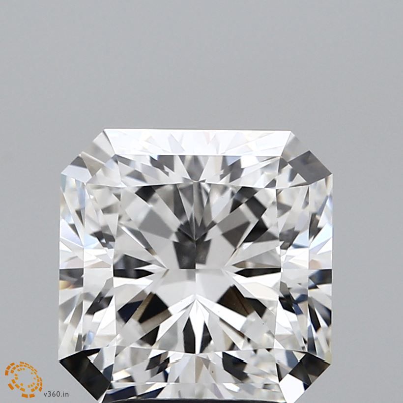 3.28 ct lab-grown Square radiant Diamond