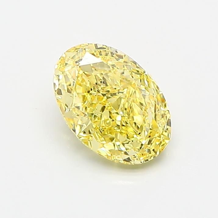 1.07 CT Fancy Intense Yellow OVAL