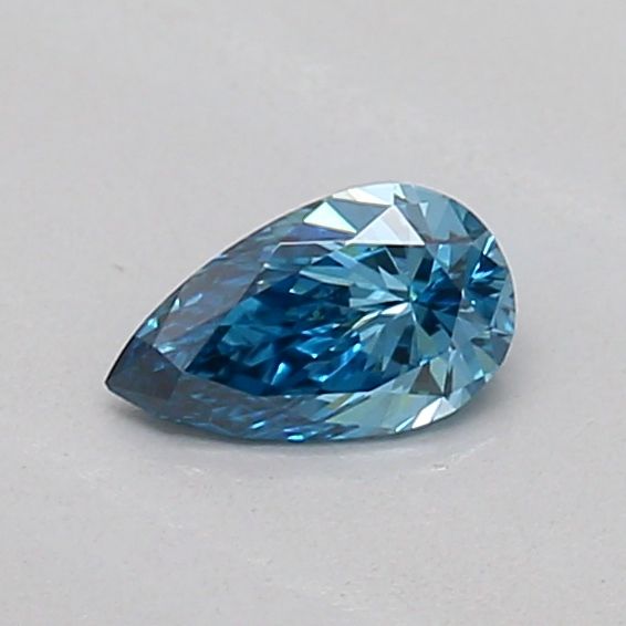 0.16 CT Fancy Vivid Blue PEAR