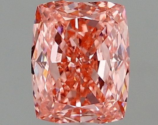 1.02 CT Fancy Vivid Pink CUSHION MODIFIED