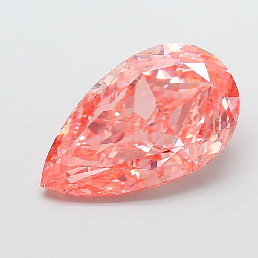 7.05 ct. pear Lab Grown Diamond front image