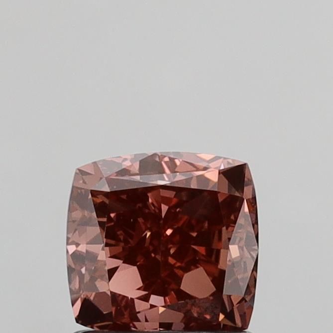 1.47 CT Fancy Vivid Brownish Pink CUSHION MODIFIED