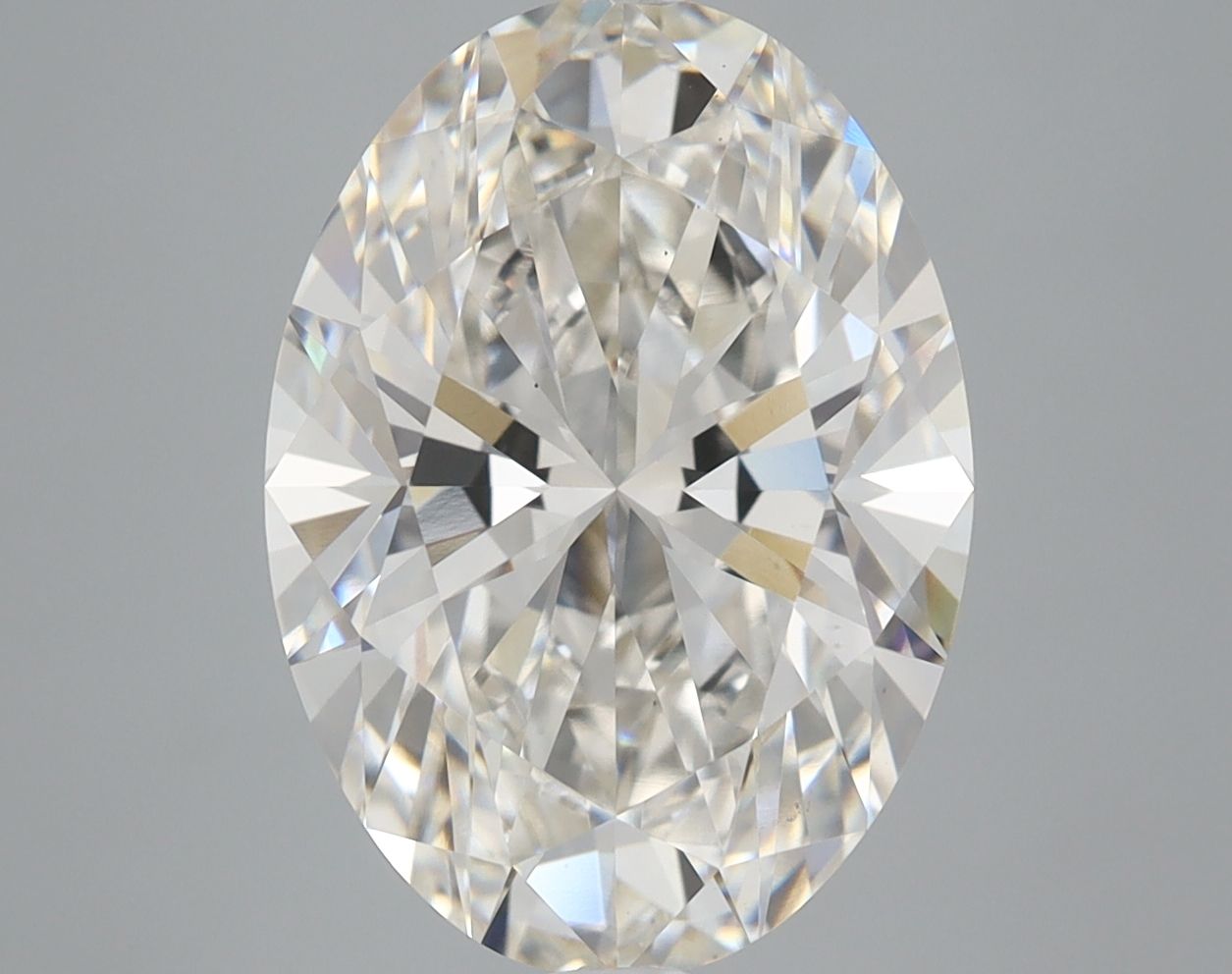 5.53 ct. oval Lab Grown Diamond front image
